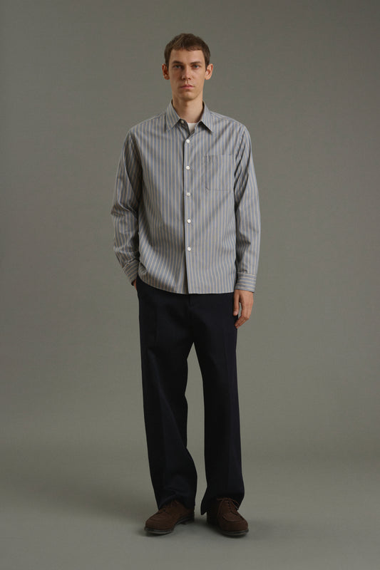 Camisa Glenn - Antracita/Bronce - Algodón - Hombre