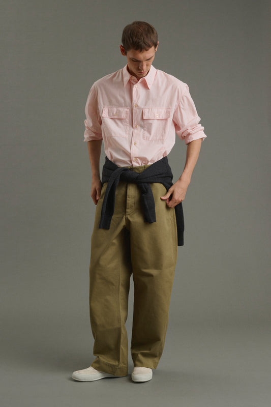 Camisa Isaac - Rosa pálido - Algodón - Hombre