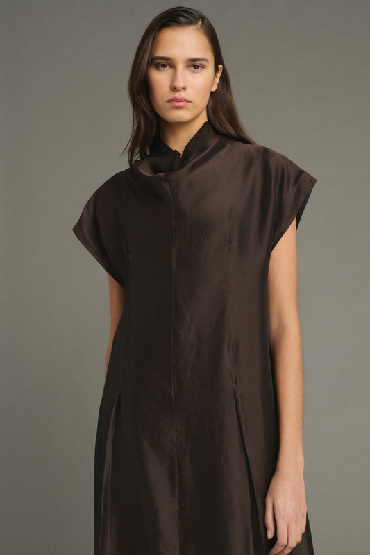 Vestido Lena - Marrón - Mujer