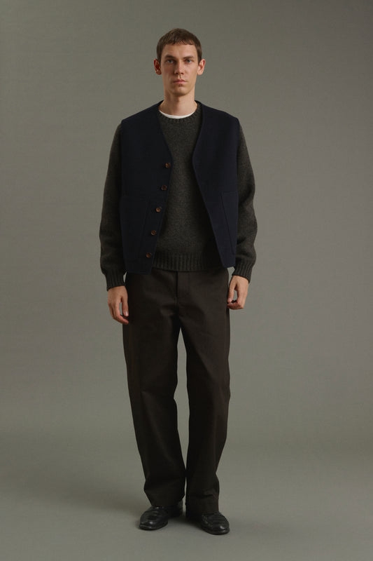 Veste Romain - Deep Navy - Double Face - Homme