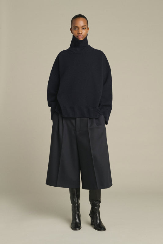 Jersey William - Navy - Lana Merino - Mujer