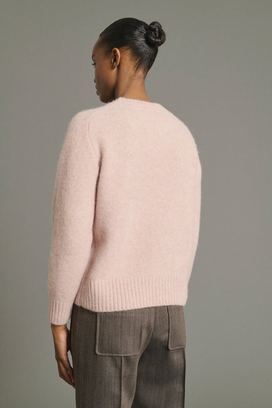 Pull Envie - Rose Pâle - Laine - Femme