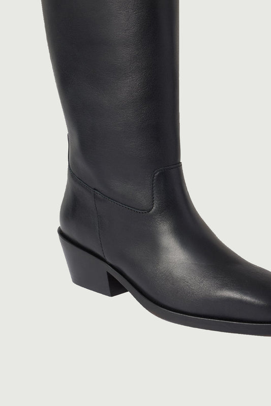 Botas Bergam - Negro - Cuero - Mujer