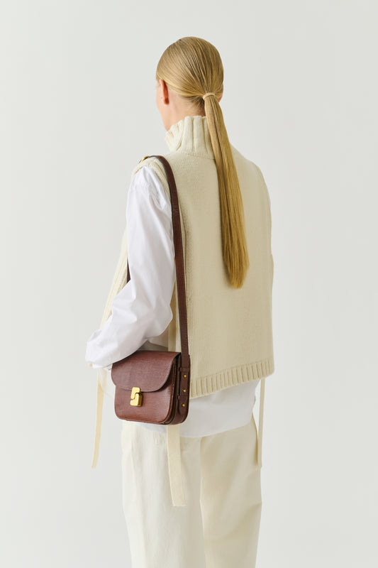 Bolso Bellissima Mini - Cognac Cuero - Soeur