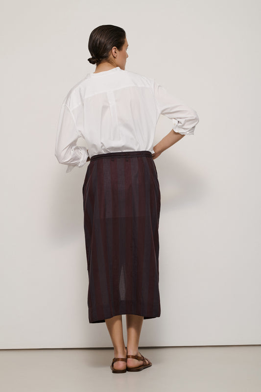 FALDA LA GONNA BURDEOS