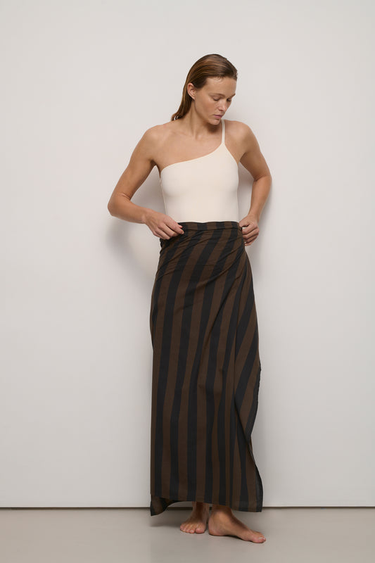 Pareo Pareo - Chocolat - Coton - Femme