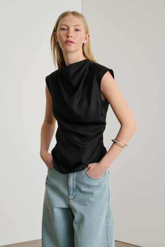 Blouse Eclat - Noir - Femme
