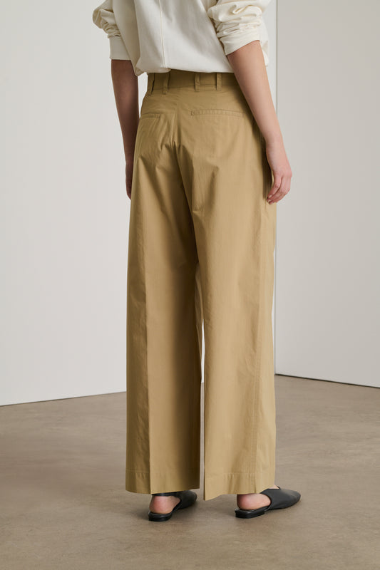 Pantalón Devy - Beige Oscuro - Algodón - Mujer