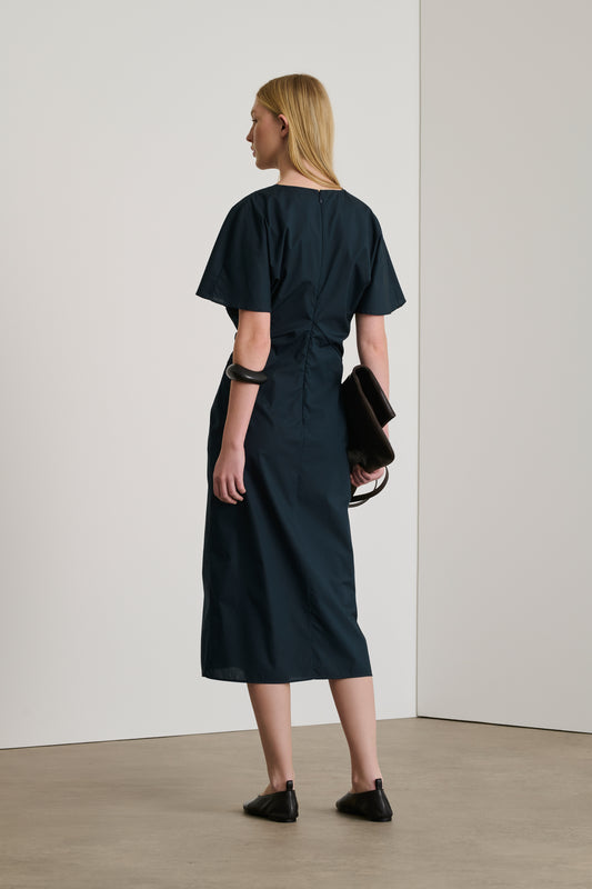 Vestido Ella - Azul Noche - Algodón - Mujer