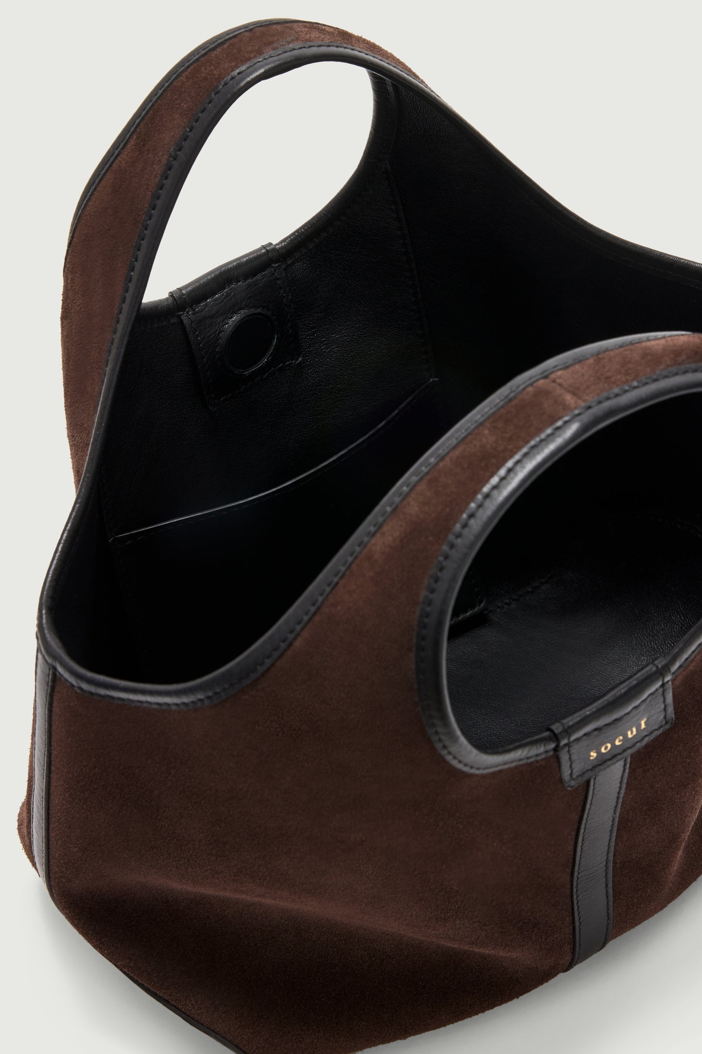 Sac Douce Mini - Marron Foncé - Cuir - Femme