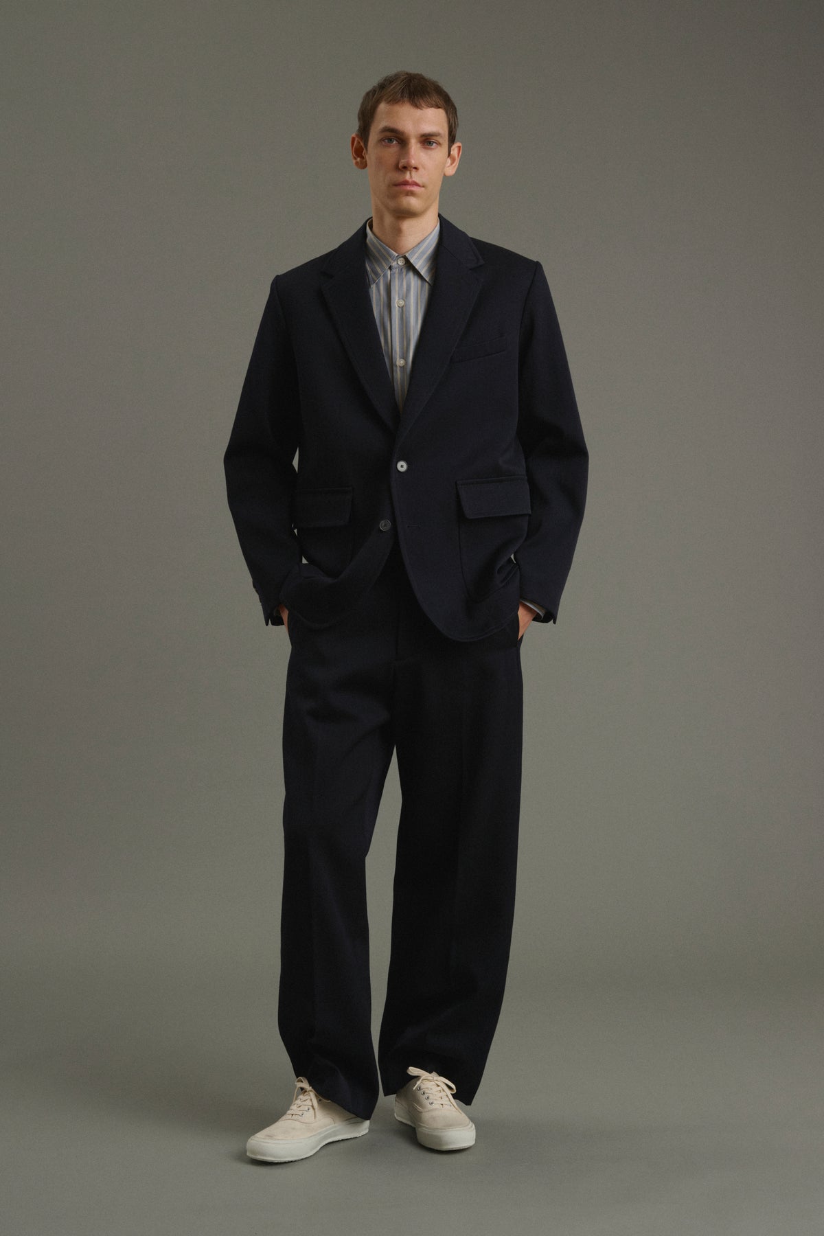 Veste Clement - Dark Navy - Laine - Homme vue 2
