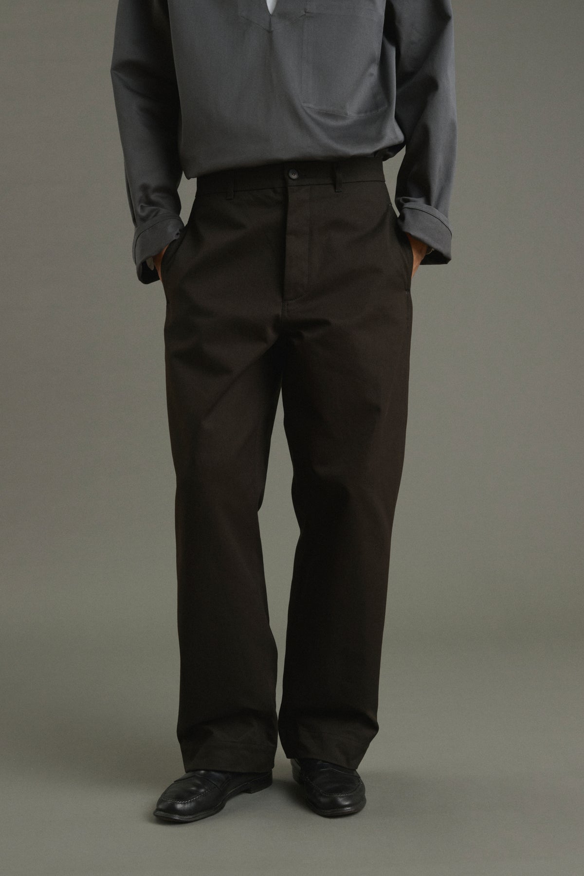 Pantalón Chet - Marrón - Algodón - Hombre vue 2