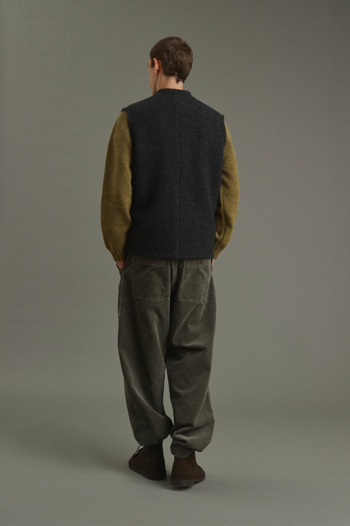 Blouson Samuel - Gris Anthracite - Laine - Homme vue 4