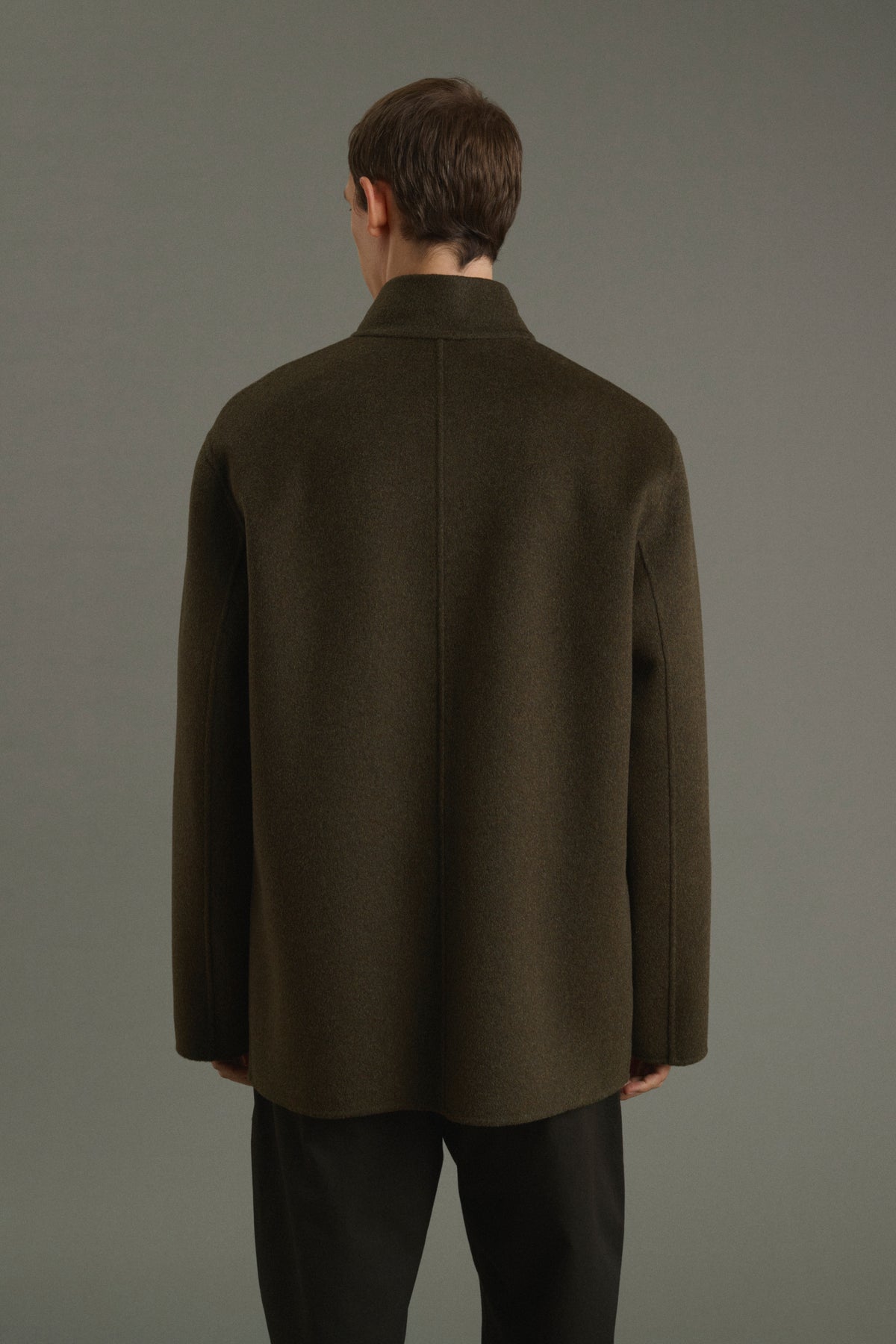 Chaqueta Eole - Caqui jaspeado - Doble faz - Hombre