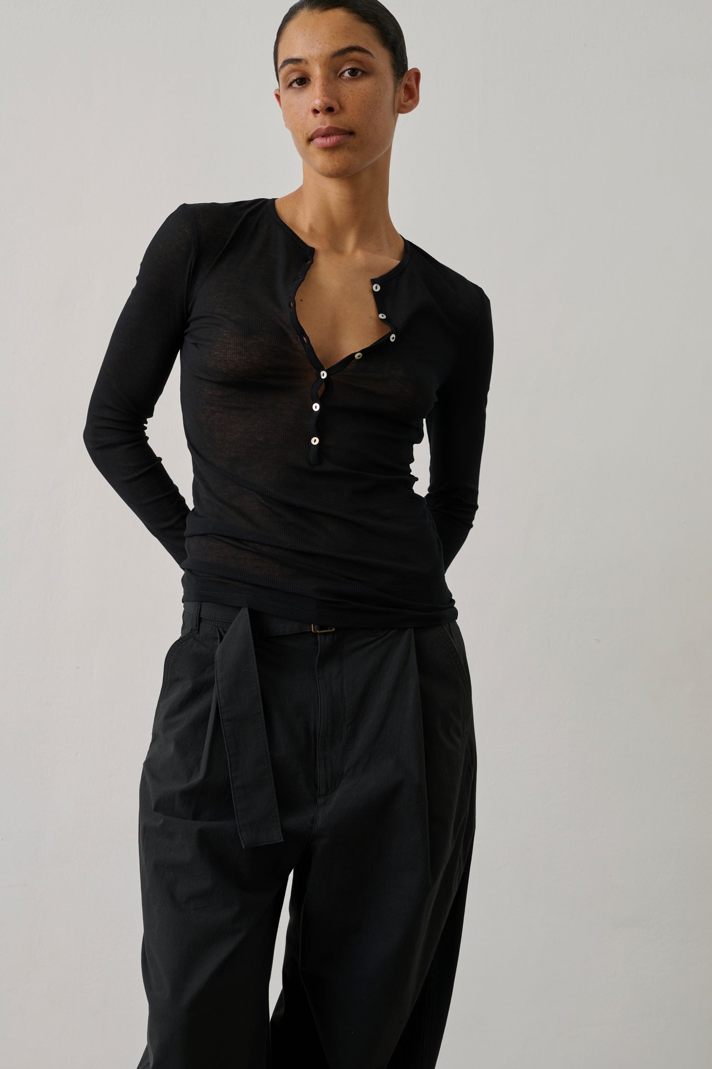 Tee-Shirt Isabella - Noir - Coton - Femme