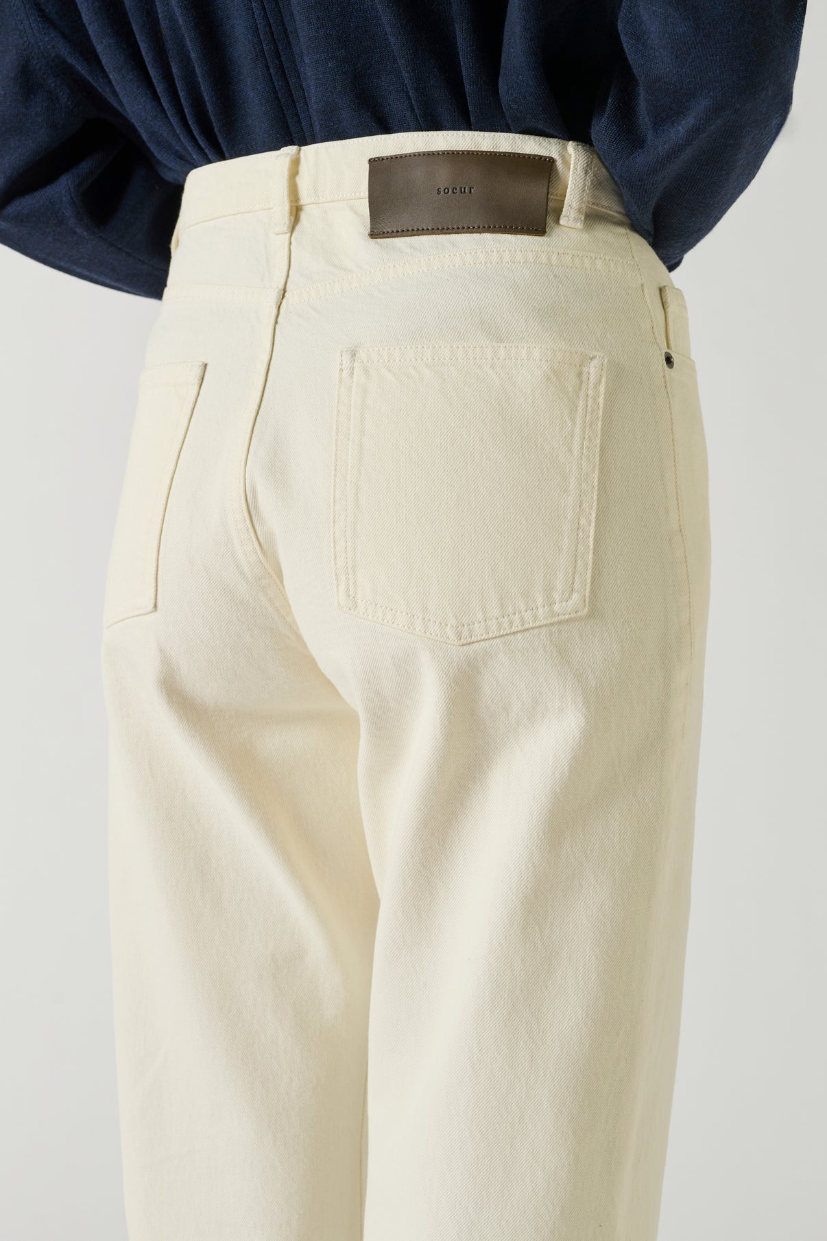 Jean Barnabe - Ecru - Denim - Femme vue 4