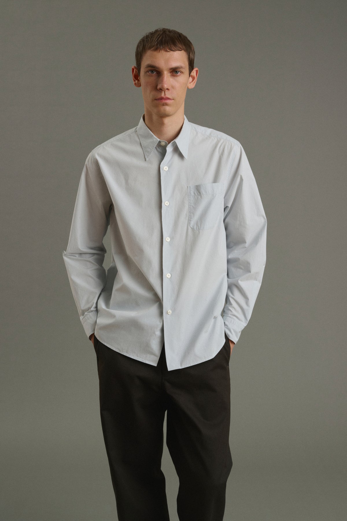 Chemise Glenn - Bleu Pâle - Coton - Homme