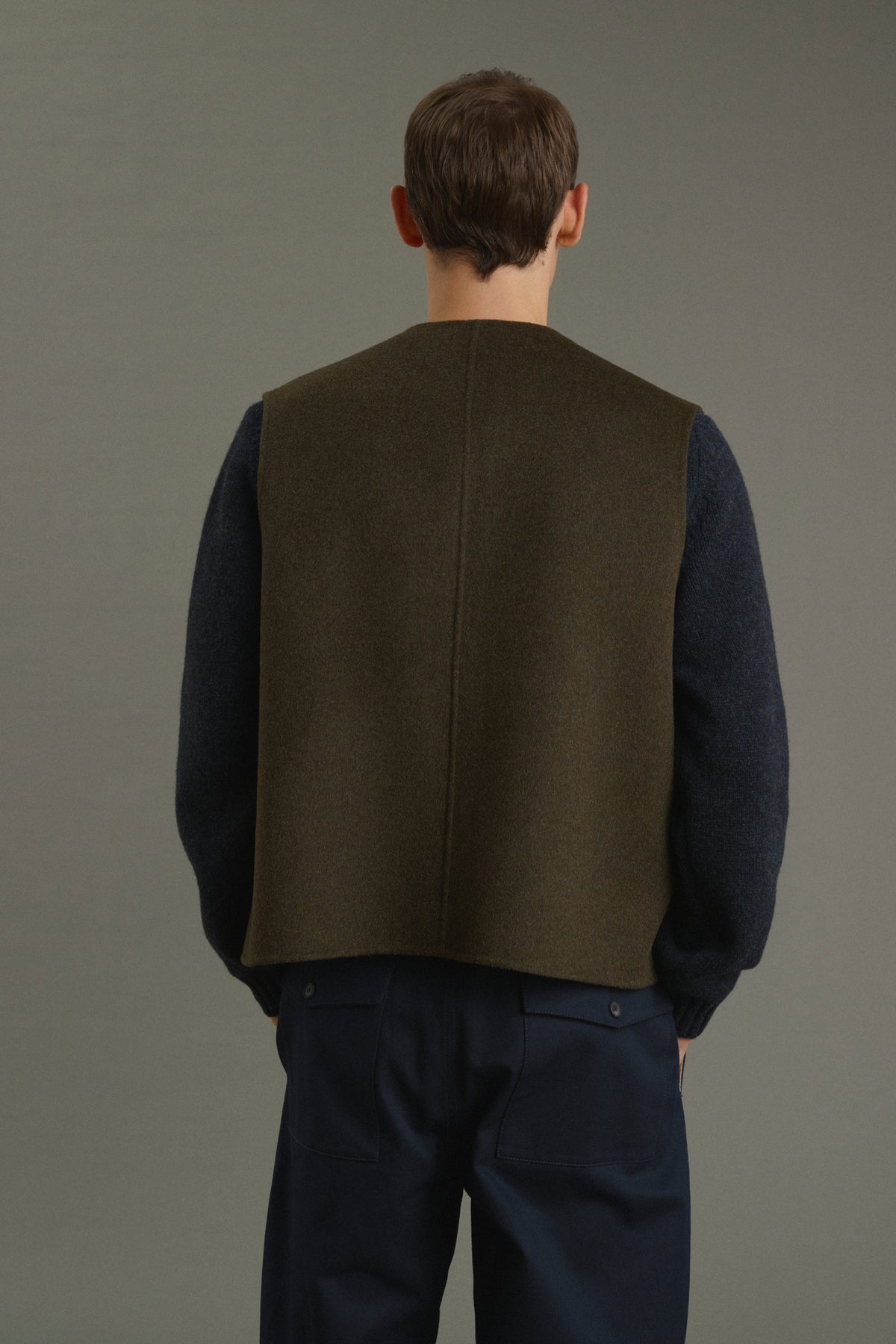 Chaqueta Romain - Caqui jaspeado - Doble faz - Hombre vue 6