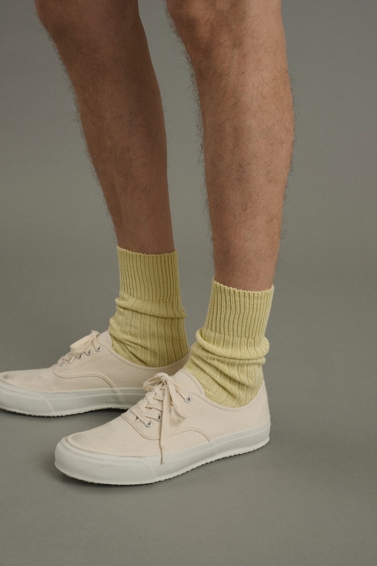 Chaussettes Barth - Jaune Pâle - Coton - Homme