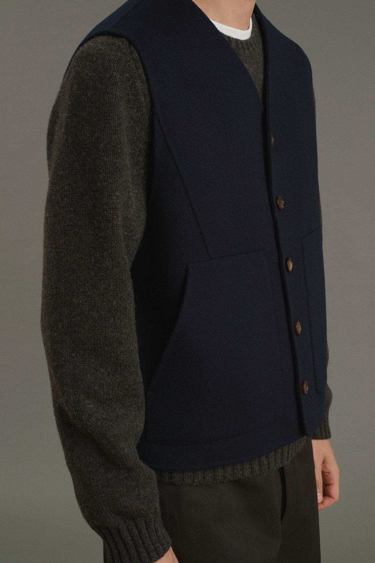 Chaqueta Romain - Azul marino intenso - Doble faz - Hombre