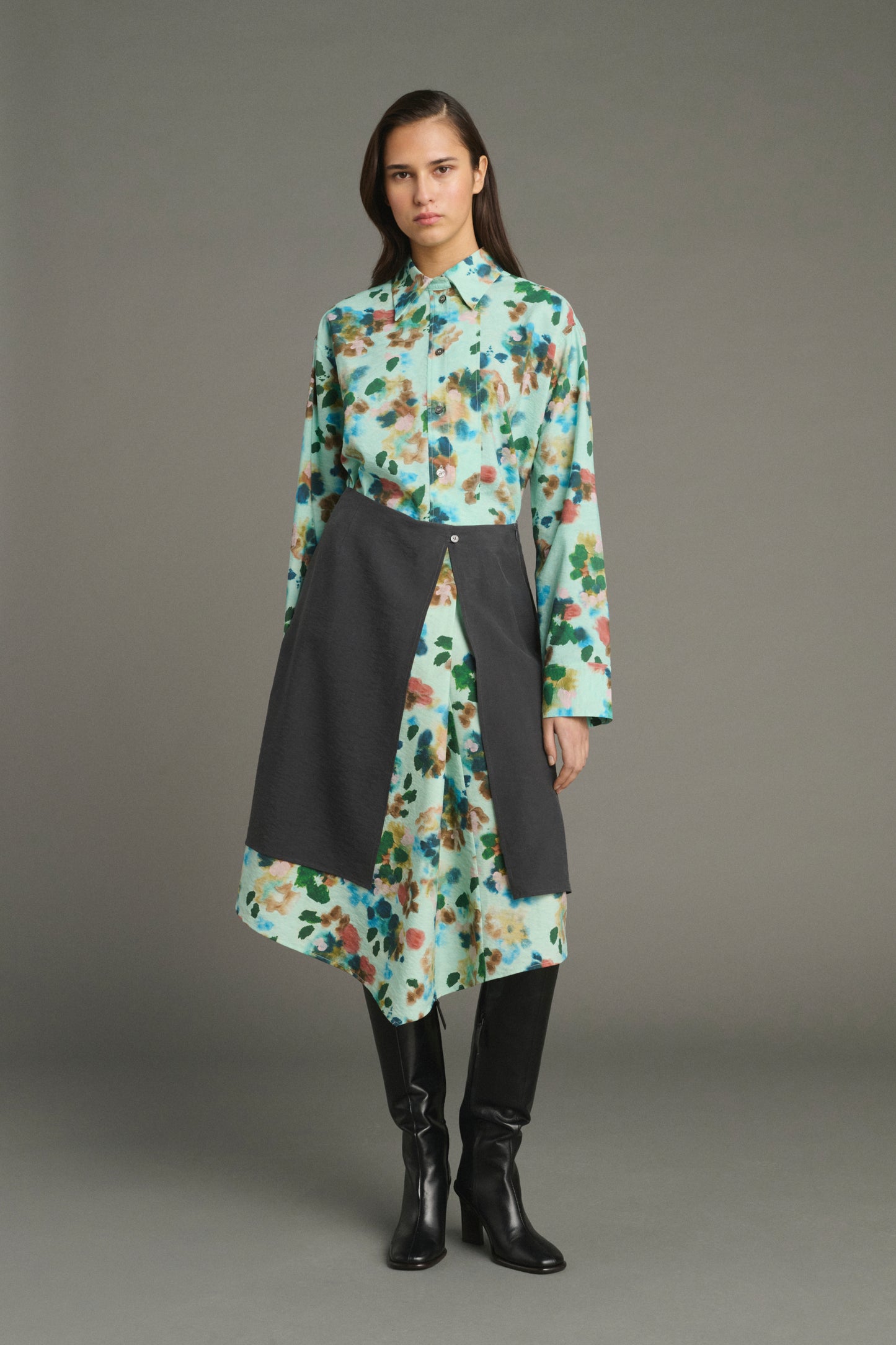 Jupe Joy - Turquoise - Soie - Femme