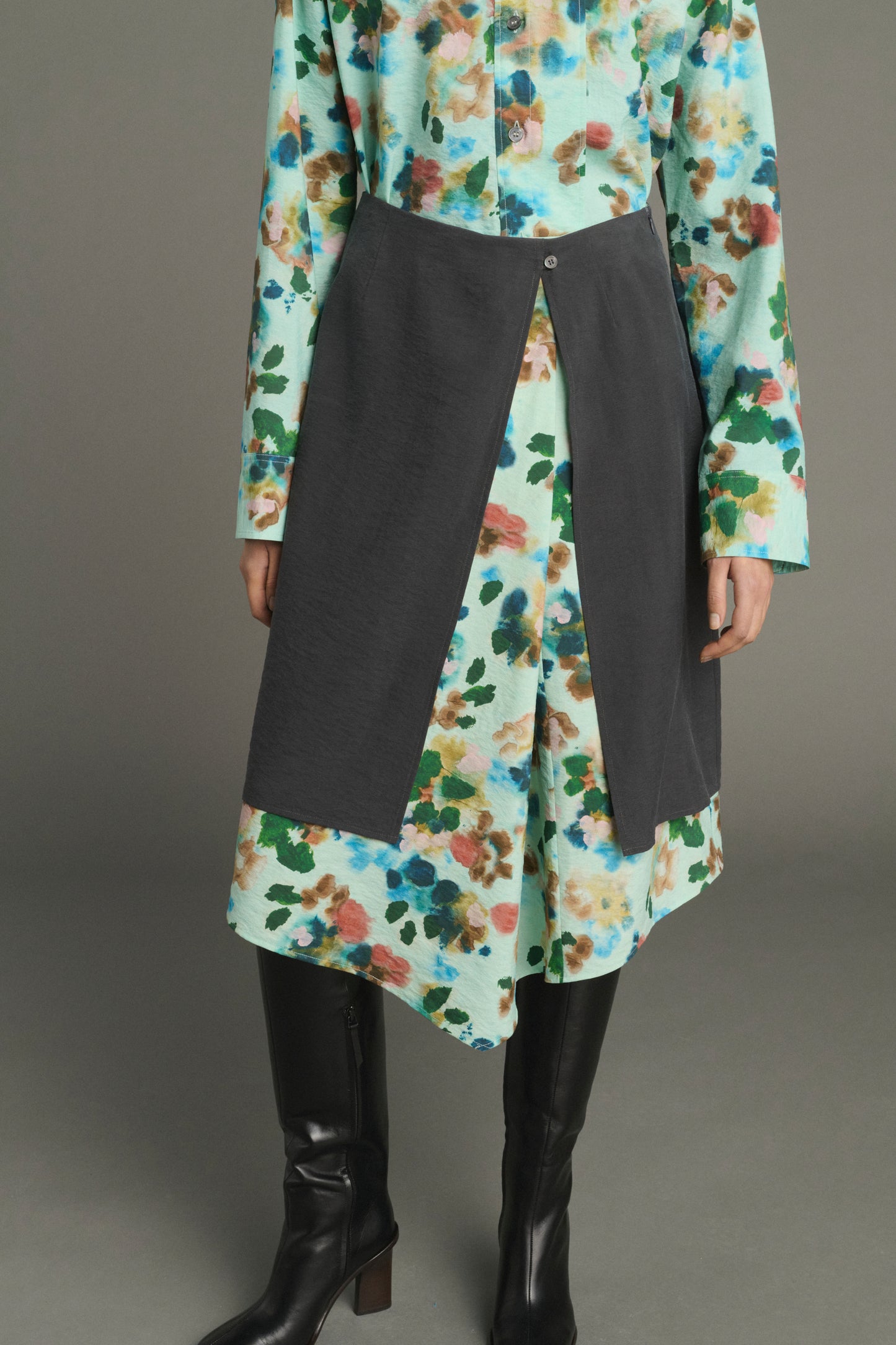 Jupe Joy - Turquoise - Soie - Femme