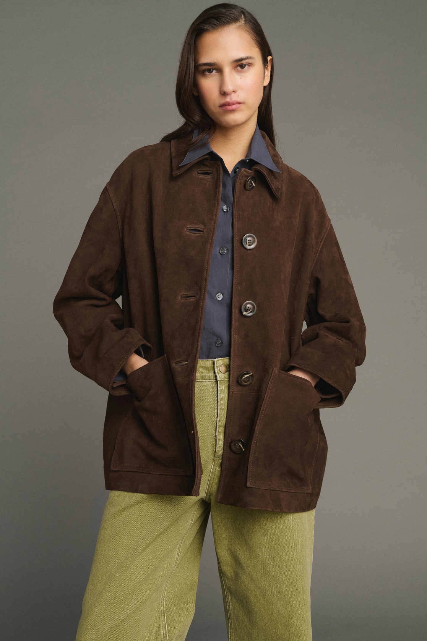 Chaqueta Vincenzo - Ébano - Cuero - Mujer