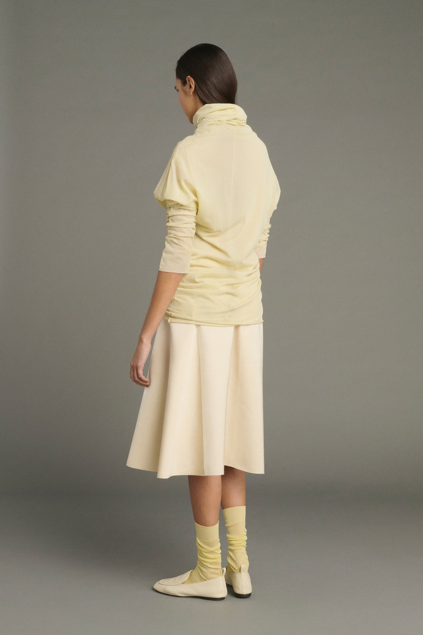 Tee-Shirt Lisia - Jaune Pâle - Coton - Femme