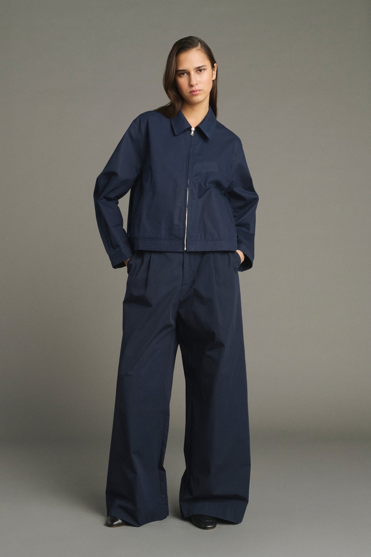 Veste Jared - Navy - Coton - Femme vue 3