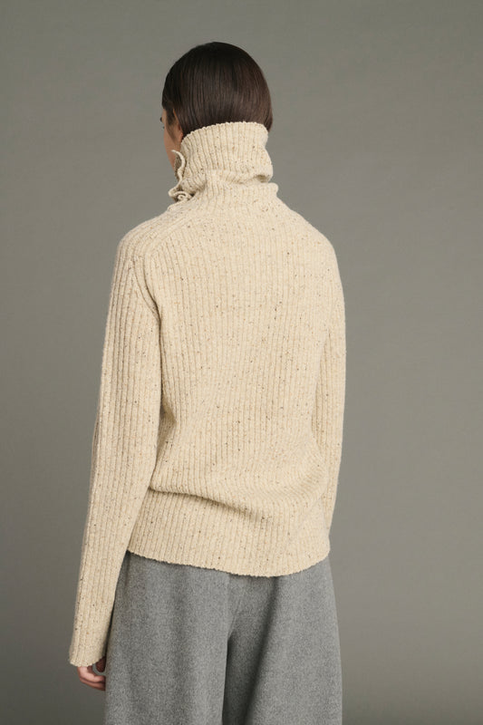 Pull Joey - Beige Clair - Laine - Femme