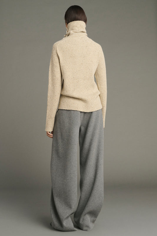 Pull Joey - Beige Clair - Laine - Femme