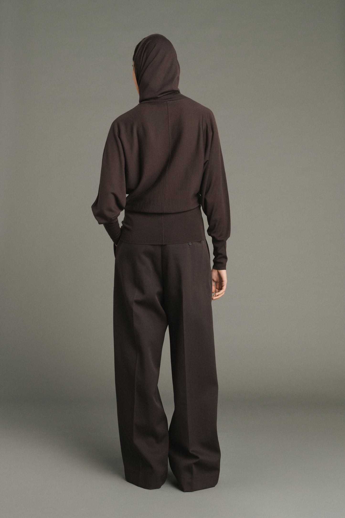 Pull Lindsay - Chocolat - Laine Mérinos - Femme
