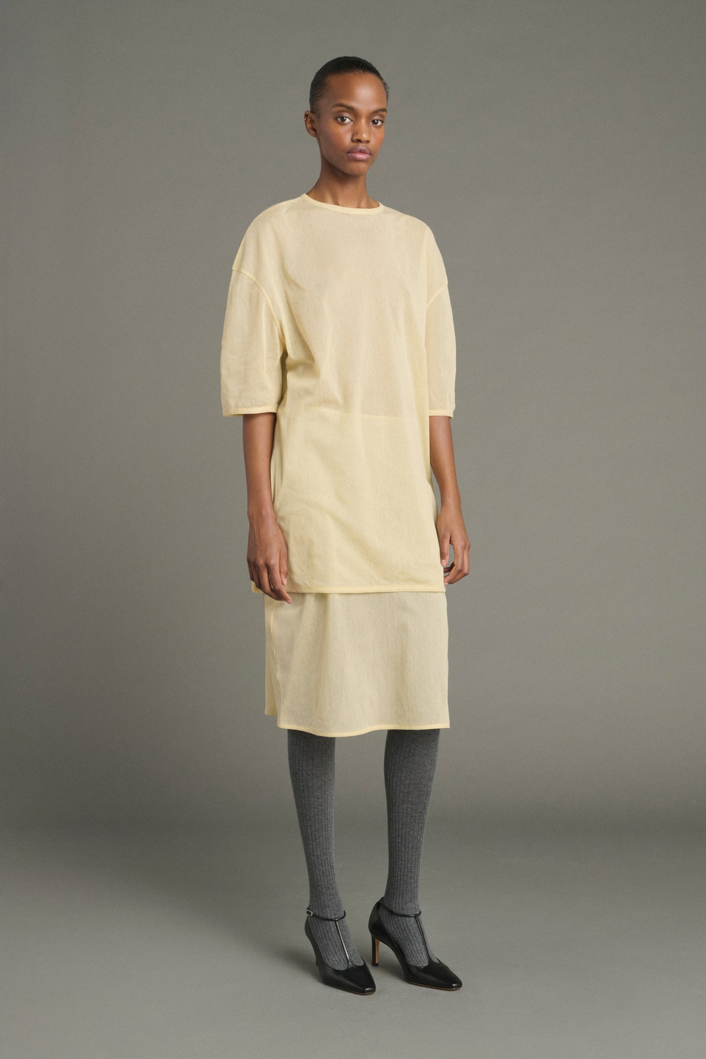 Camiseta Joly - Mantequilla - Algodón - Mujer