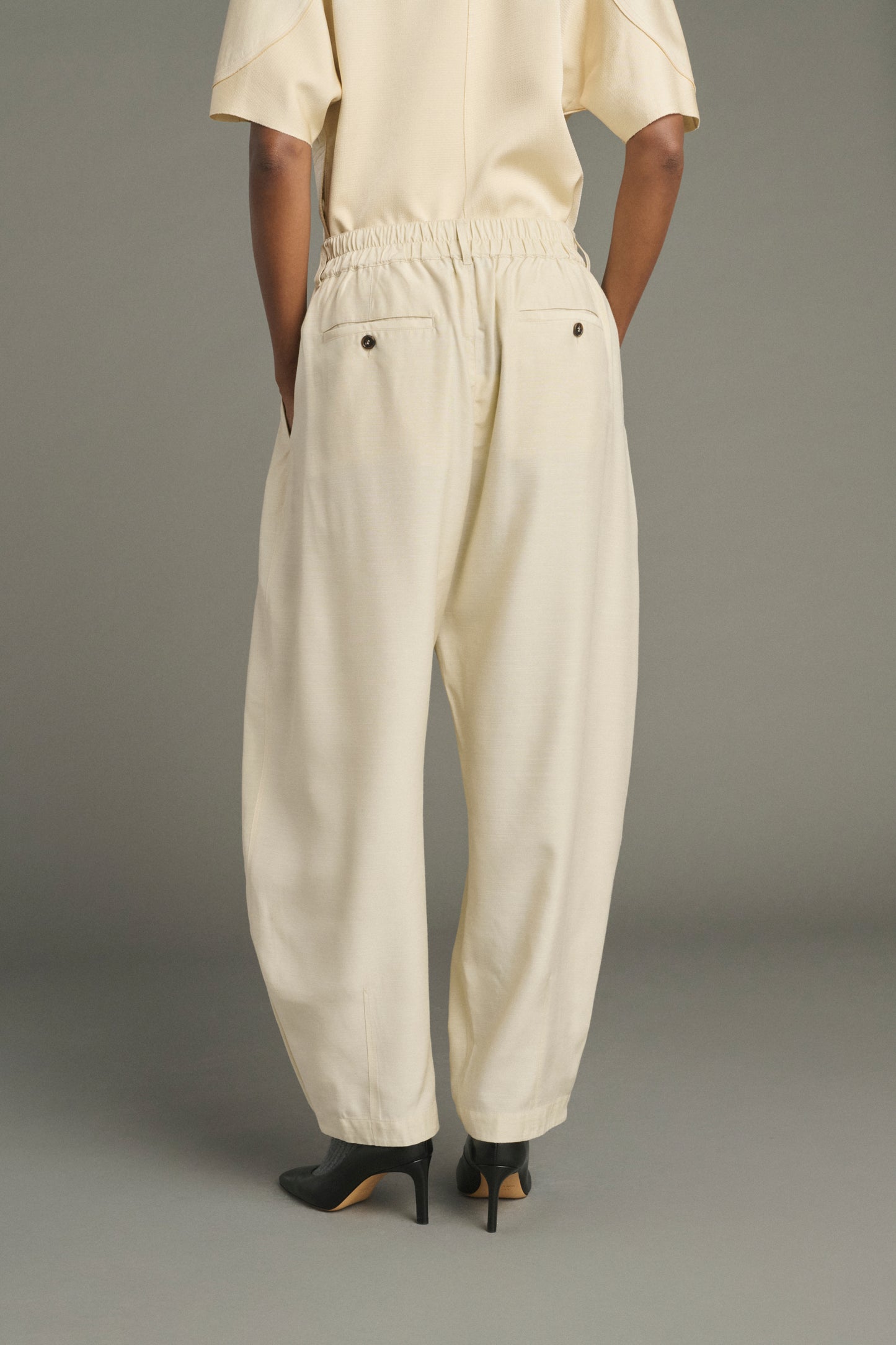 Pantalón Vernon - Écru - Mujer