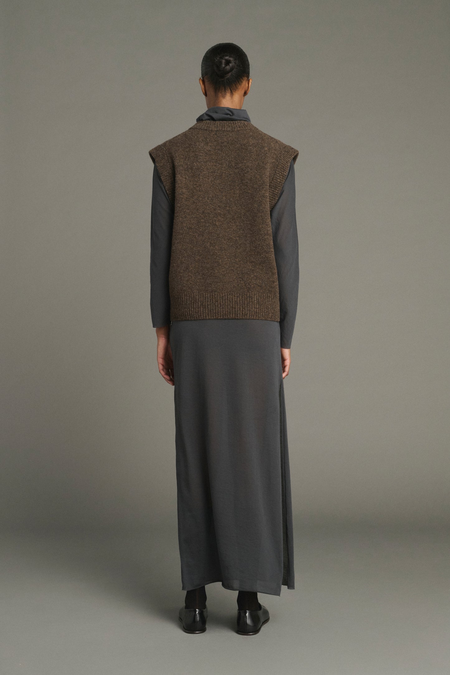 Jersey Karl - Marrón Chiné - Lana Merino - Mujer