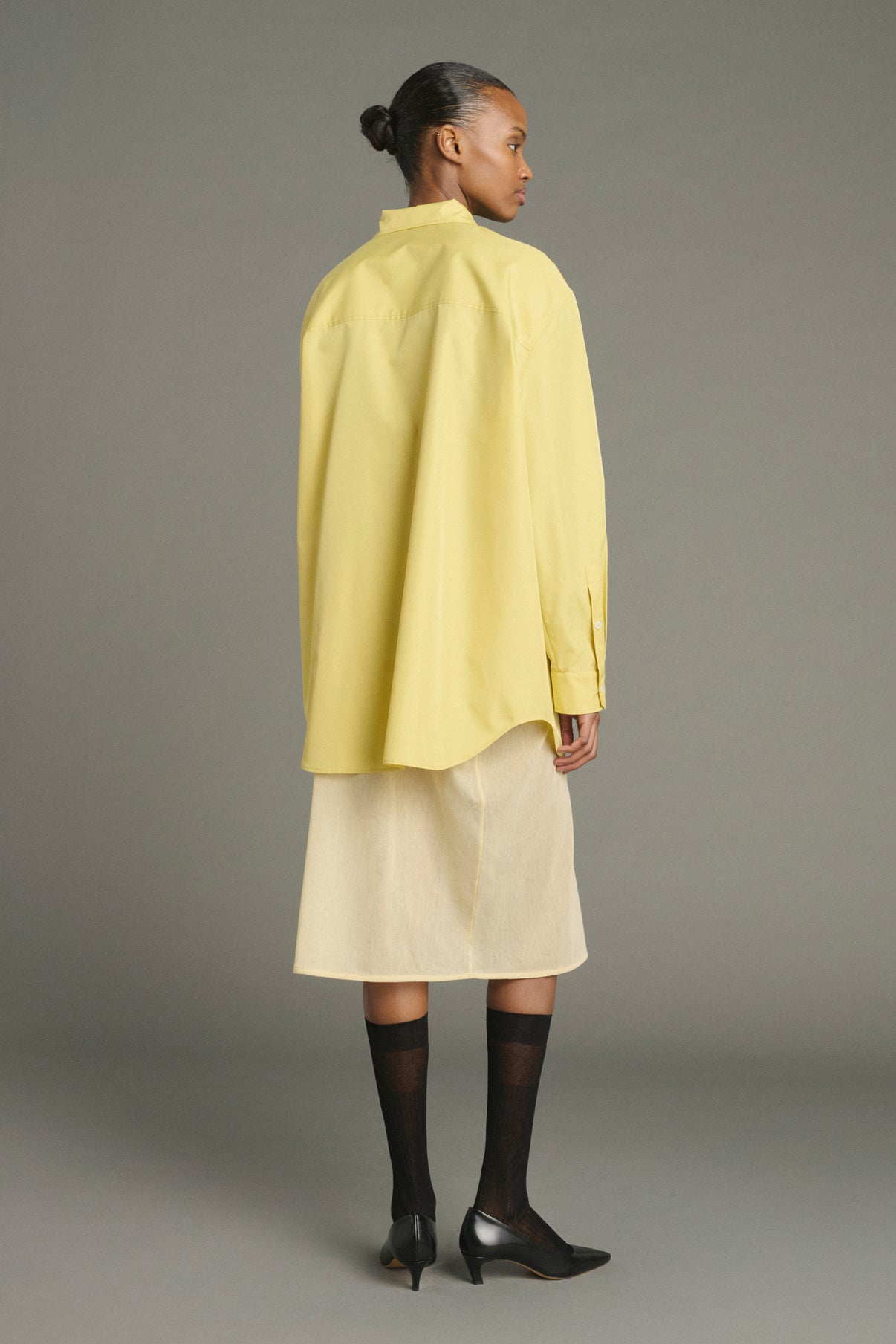 Chemise Kita - Jaune/Beige - Femme vue 2