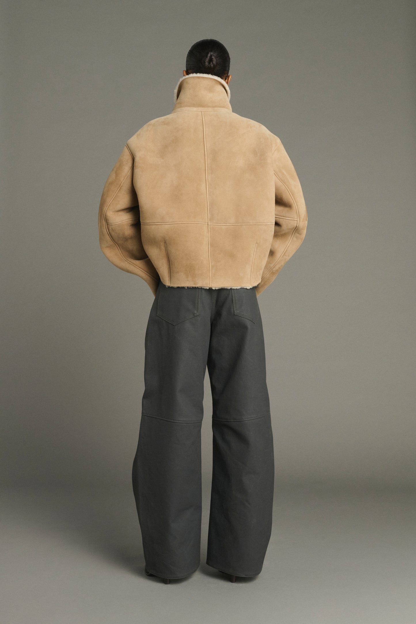 Abrigo Kleber - Beige - Cuero - Mujer