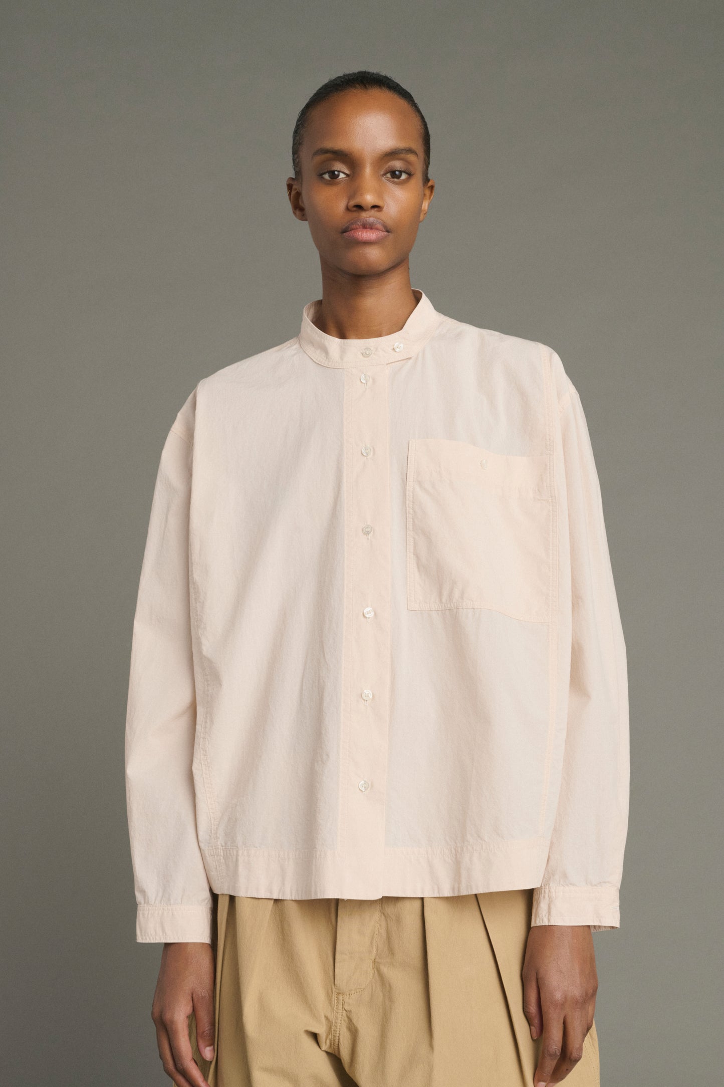 Chemise Chypre - Beige Poudré - Coton - Femme