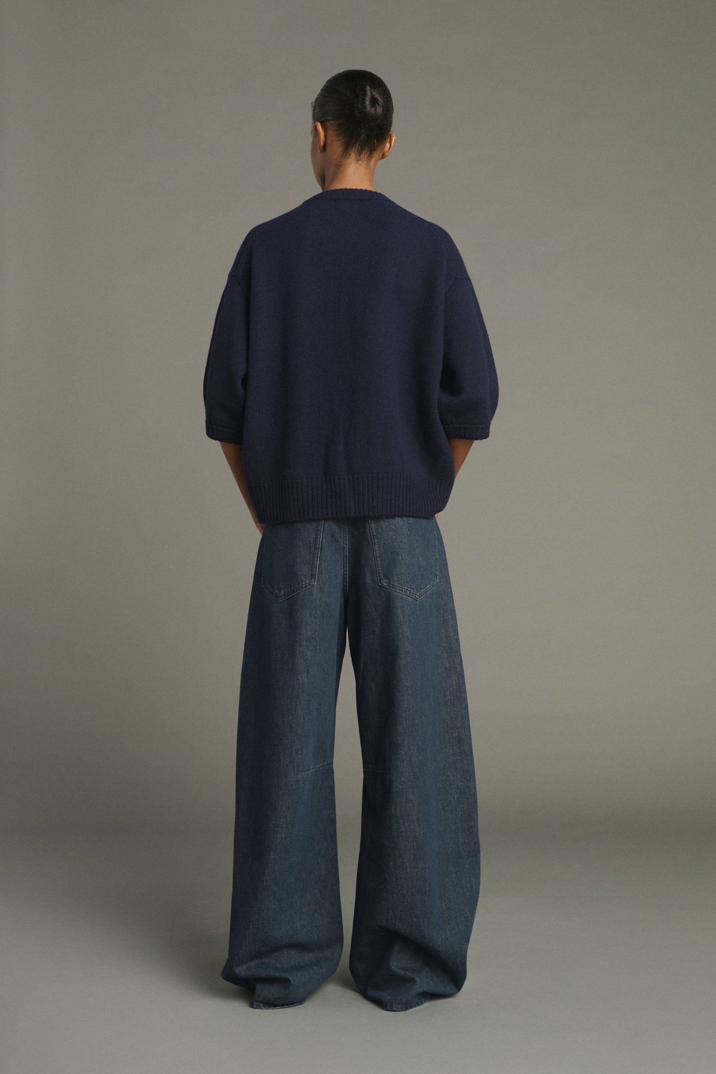 Jersey Lise - Navy - Lana Merino - Mujer
