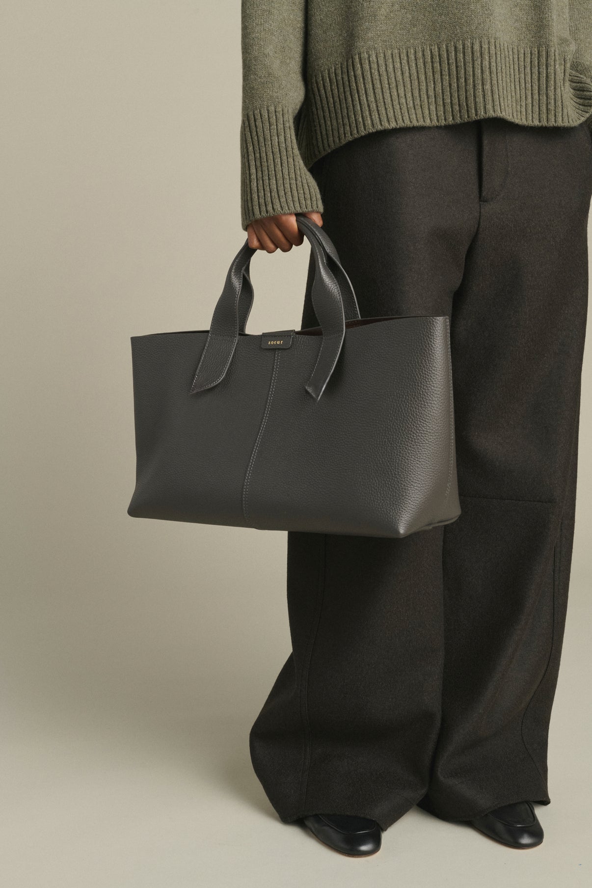 Bolso Suave - Acier Cuir Grainé Baguette - Soeur vue 2