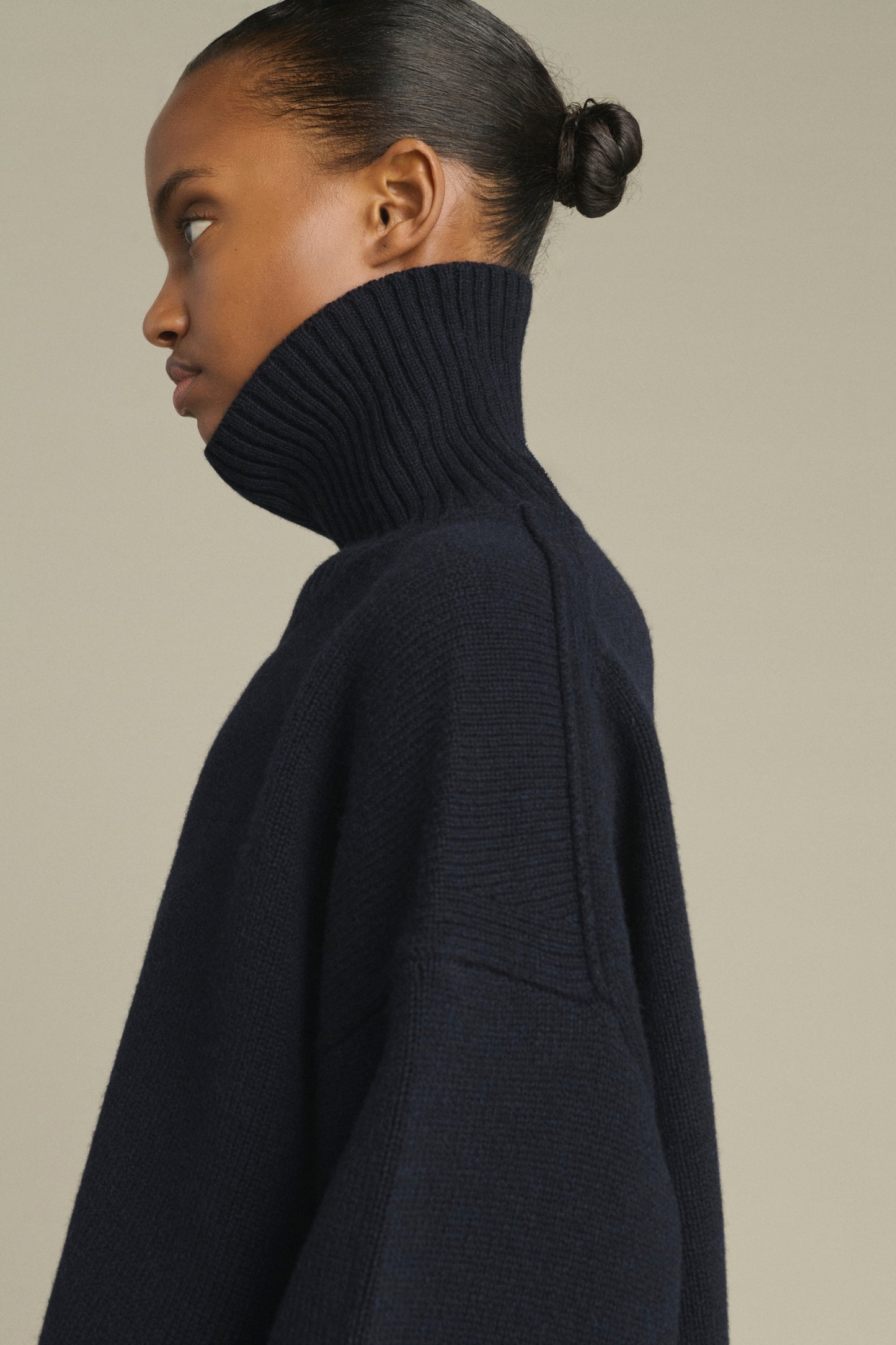 Jersey William - Navy - Lana Merino - Mujer