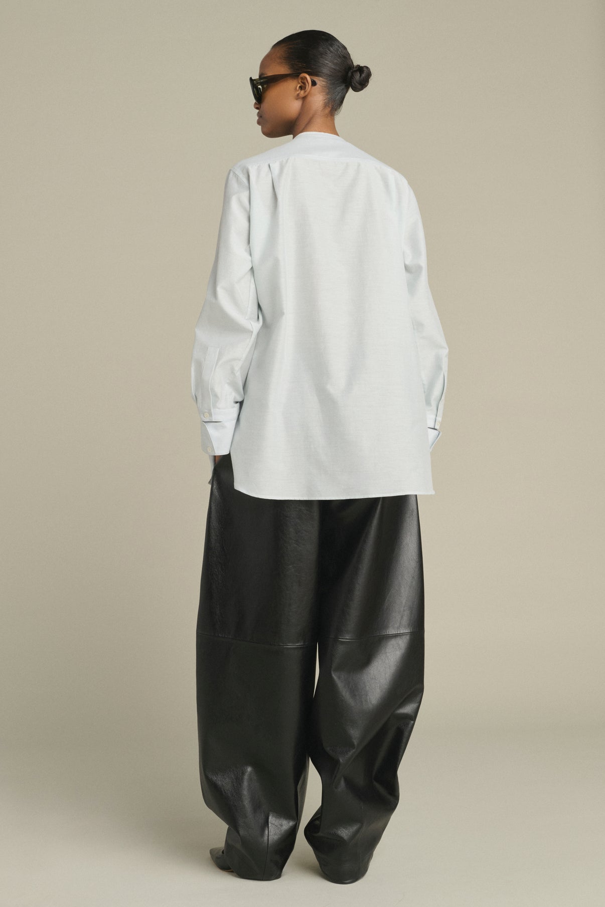 Chemise Anora - Bleu Pâle - Coton - Femme vue 3