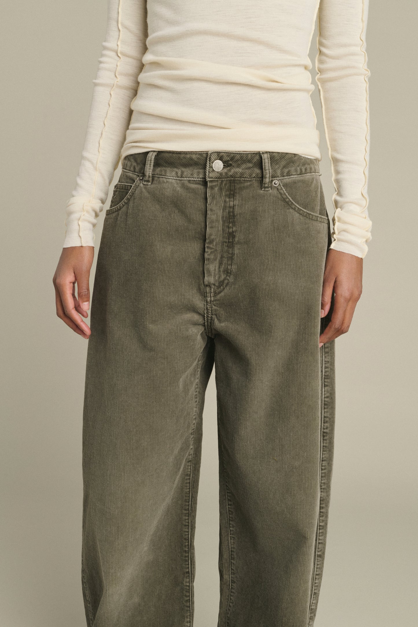 Pantalón Hunter - Gris - Algodón - Mujer
