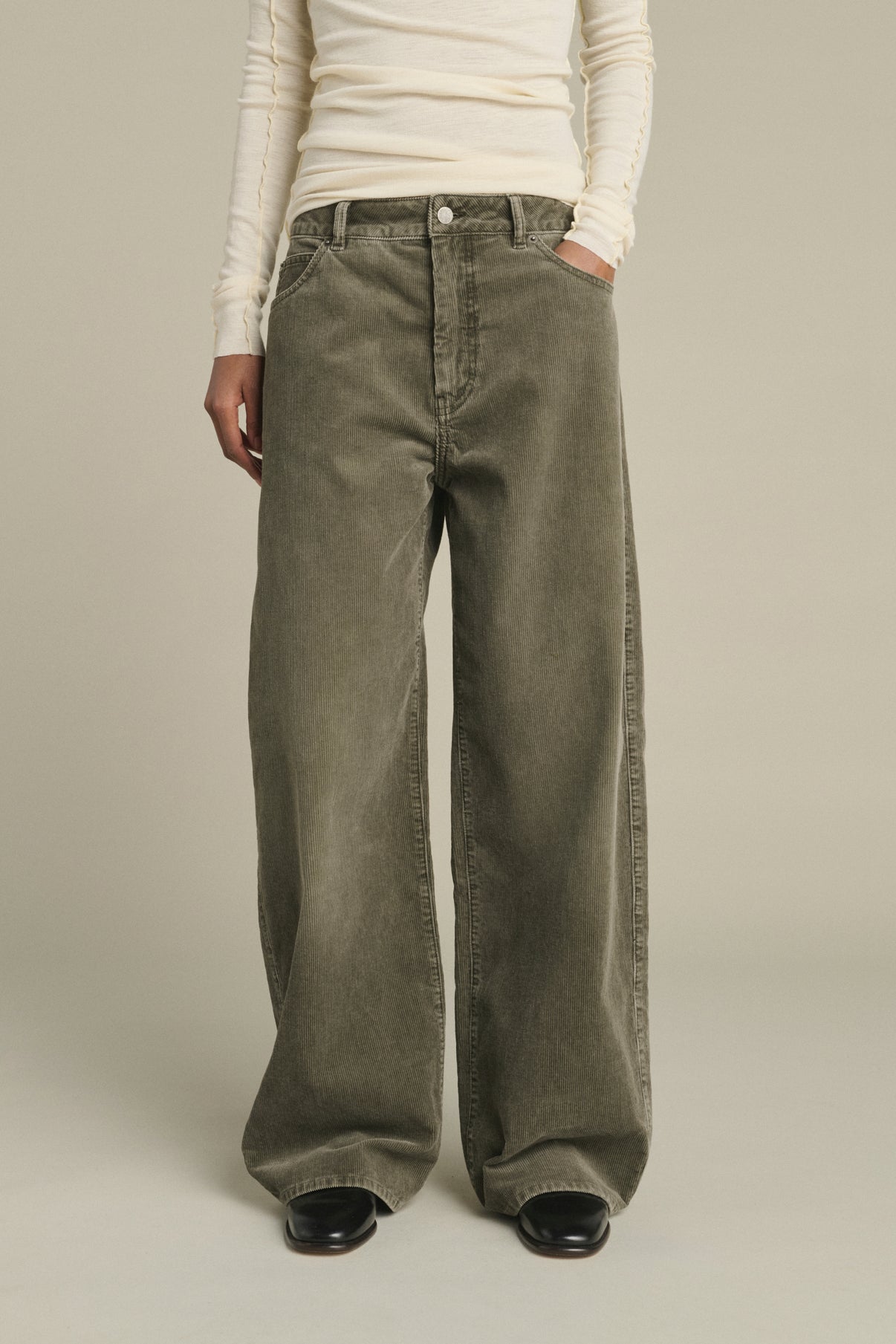 Pantalón Hunter - Gris - Algodón - Mujer vue 4