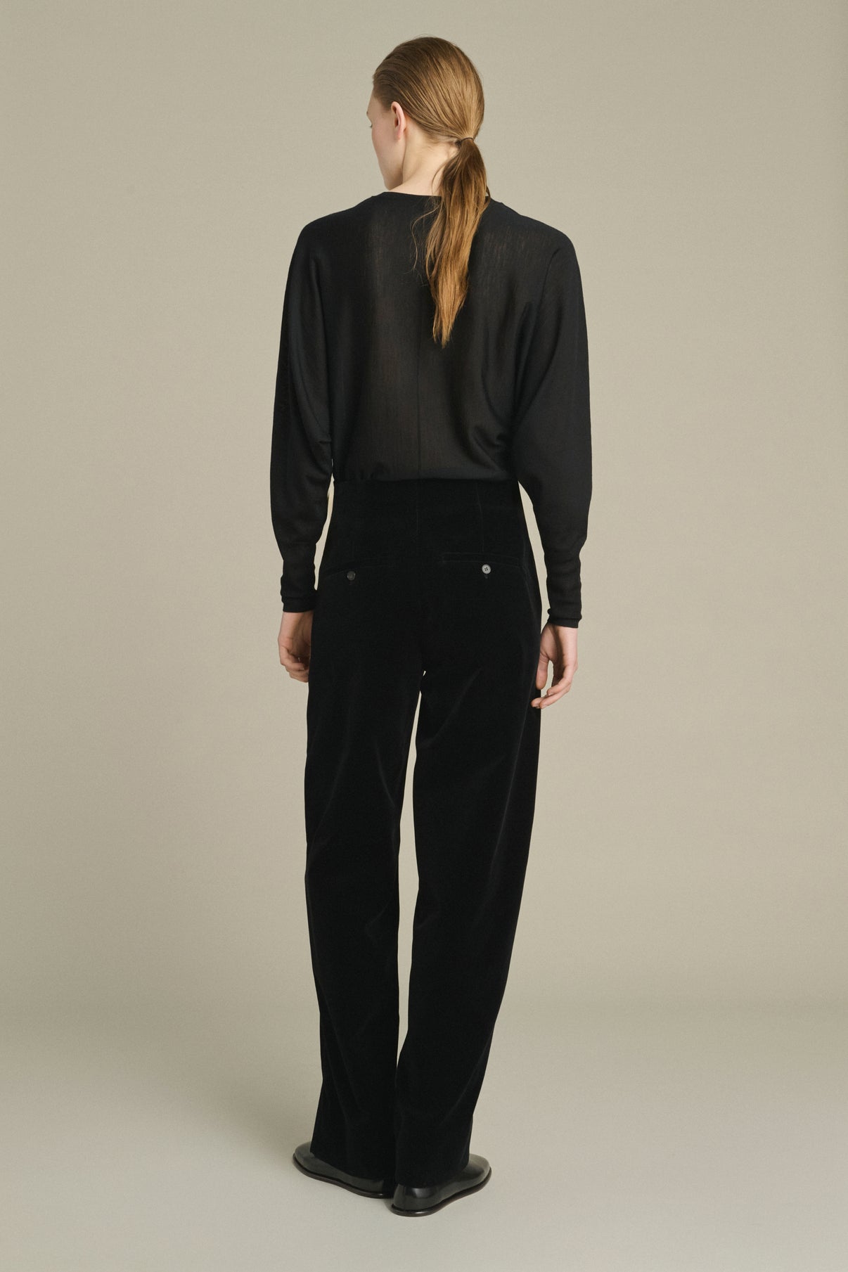 Pantalon Celestin - Noir - Coton - Femme vue 2