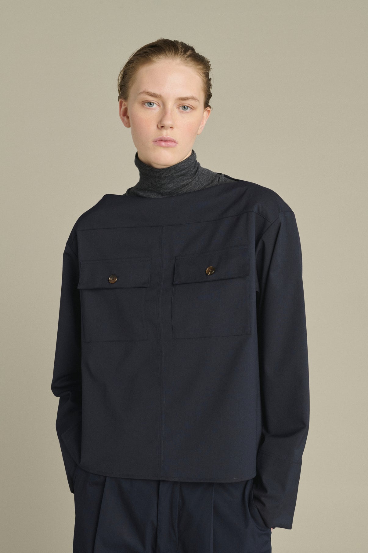 Blusa Kacy - Azul Noche - Mujer vue 3