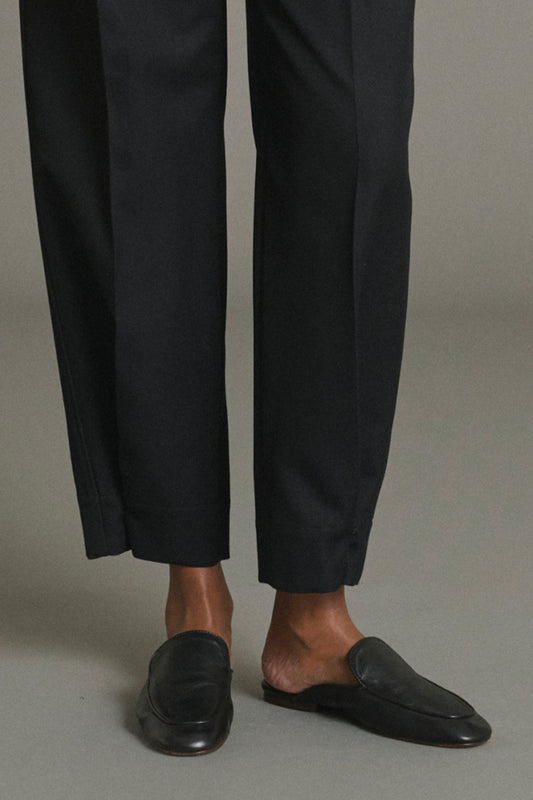 Mules Antonine - Negro - Cuero - Mujer