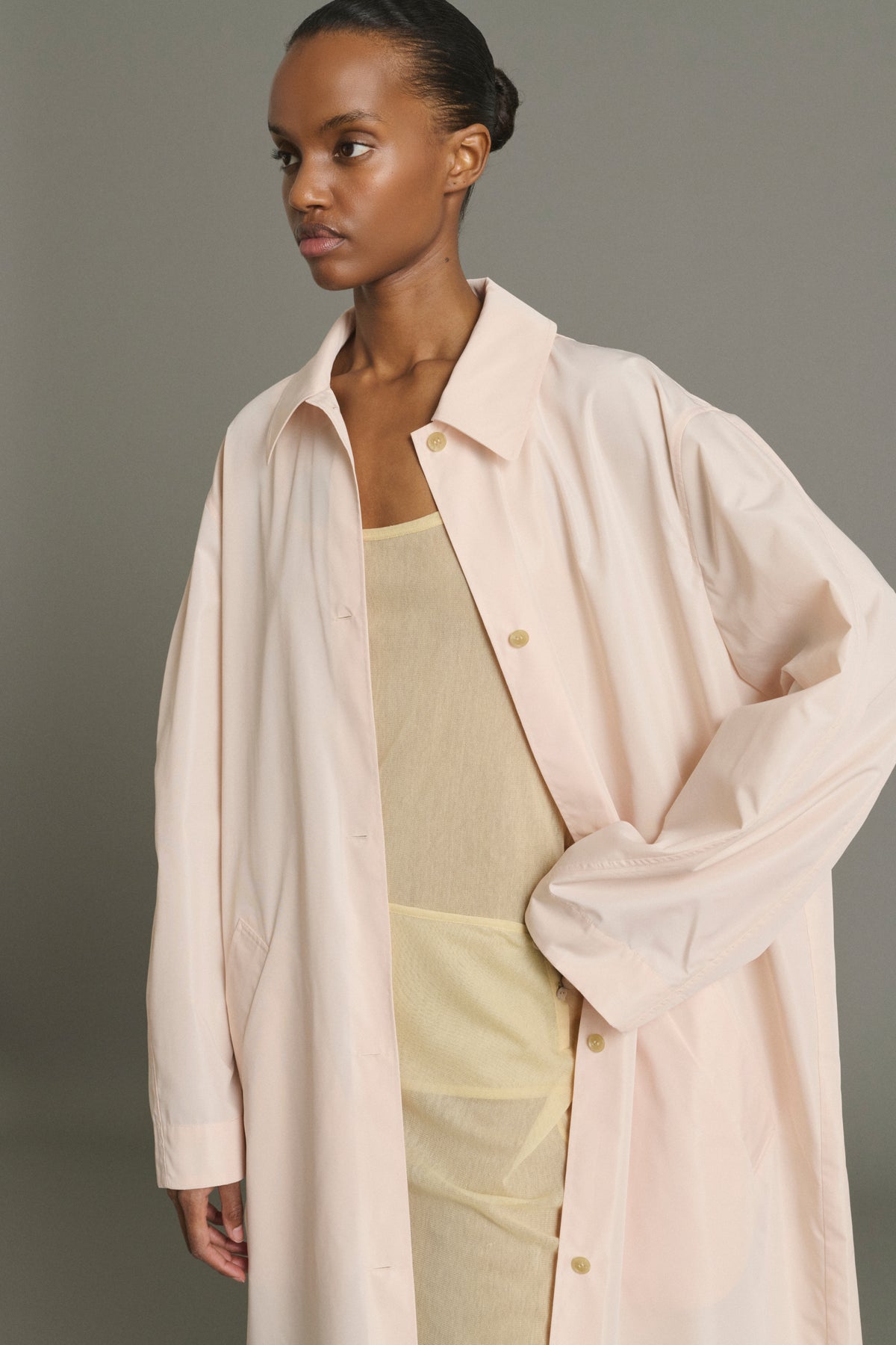 Manteau Joie - Rose Pâle - Femme vue 3