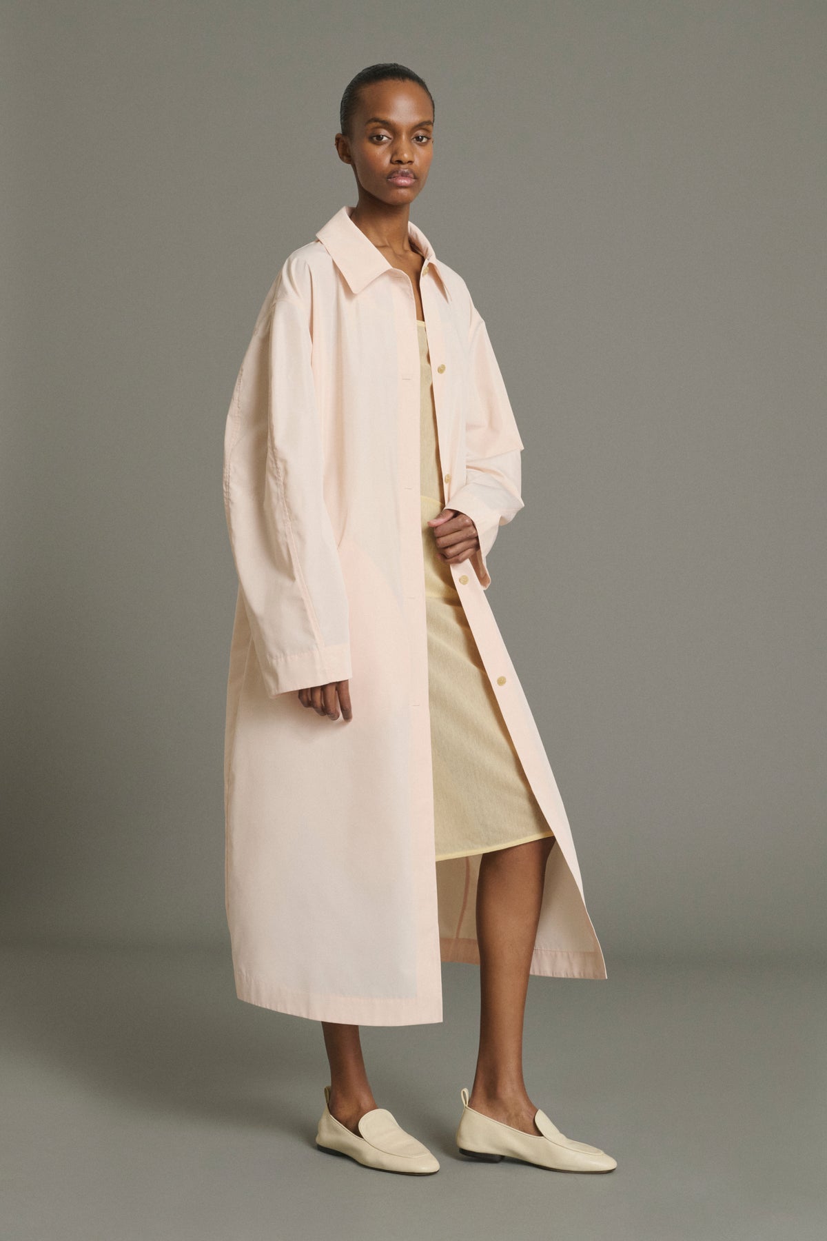 Manteau Joie - Rose Pâle - Femme vue 1