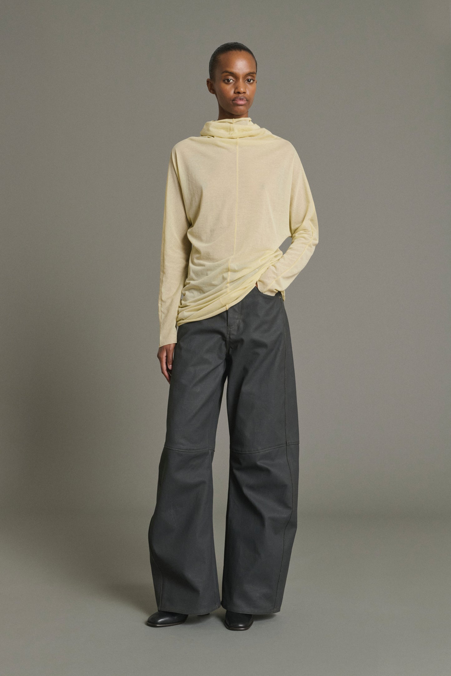 Tee-Shirt Lisia - Jaune Pâle - Coton - Femme